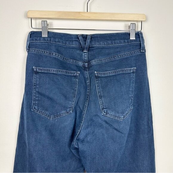 Veronica Beard Blue Straight Leg Jeans Button-Fly 26 - Picture 7 of 8